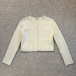 Aritzia Babaton Notable Cardigan in Light Burch